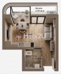Продава  1-стаен град Варна , Трошево , 36 кв.м | 10283911 - изображение [3]