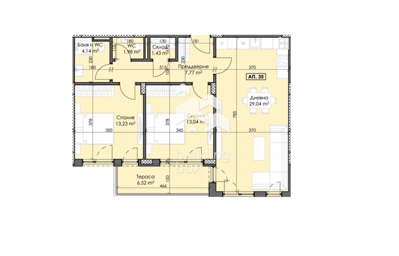 Na prodej  2 ložnice Plovdiv , Trakija , 108 m2 | 68552307 - obraz [7]