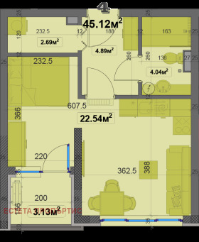 2-СТАЕН, 51 m2