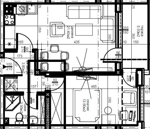 Eladó  1 hálószoba Plovdiv , Kjucsuk Parizs , 66 négyzetméter | 62421883 - kép [2]