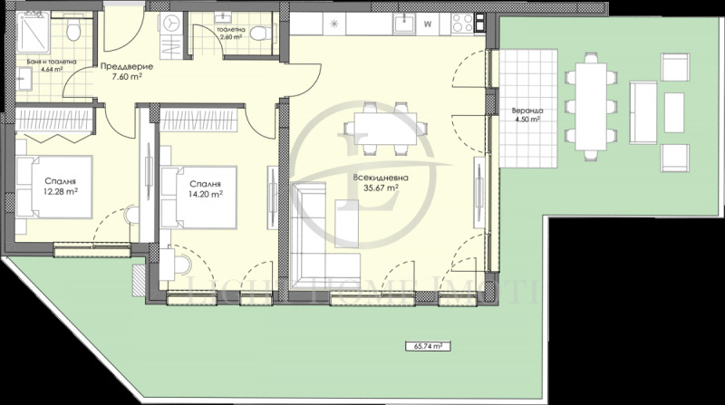 For Sale  2 bedroom Plovdiv , Ostromila , 172 sq.m | 68958937 - image [11]