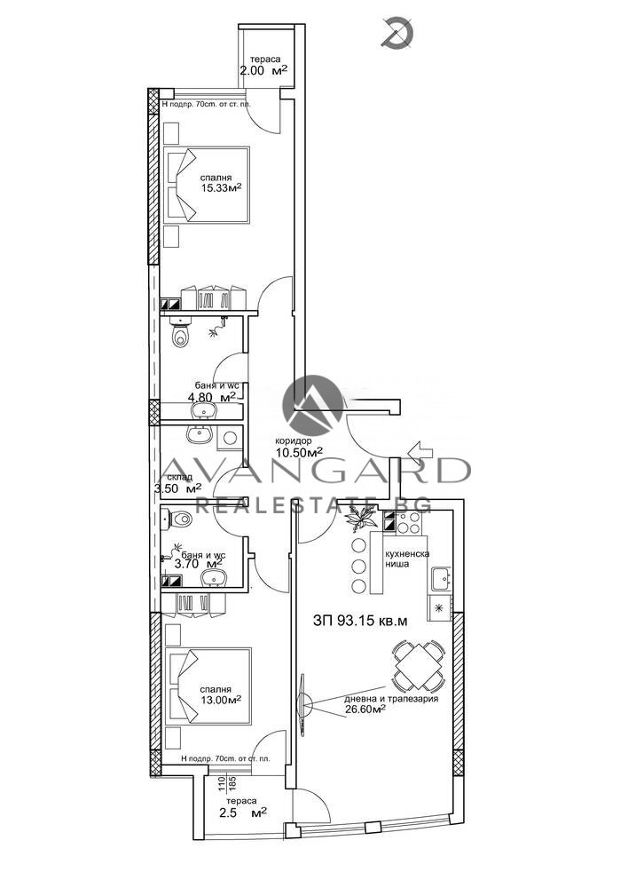 Продава 3-СТАЕН, гр. Пловдив, Център, снимка 10 - Апартаменти - 54630052