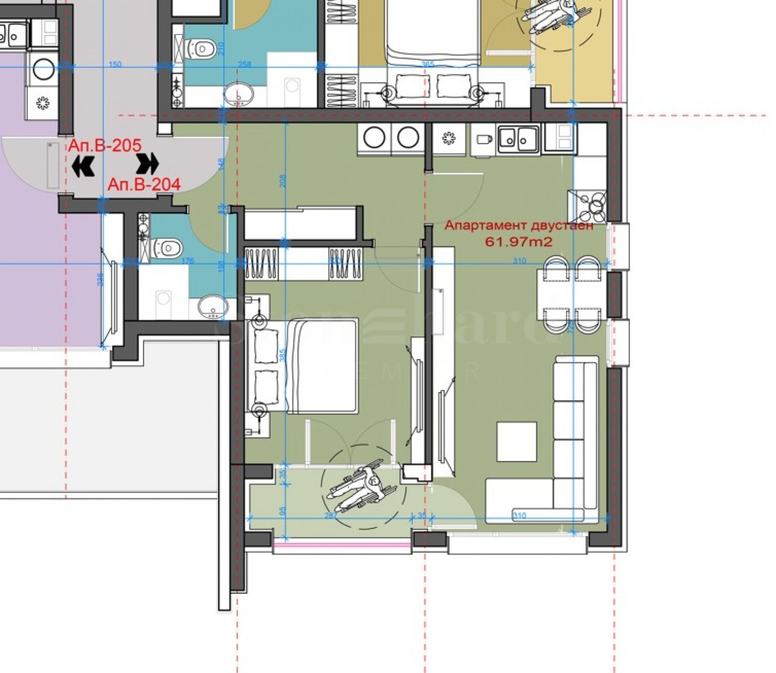 Продава 2-СТАЕН, гр. Банско, област Благоевград, снимка 2 - Апартаменти - 51593747