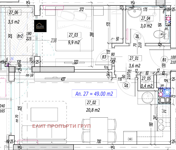 Продава  2-стаен град София , Малинова долина , 60 кв.м | 15416975 - изображение [2]