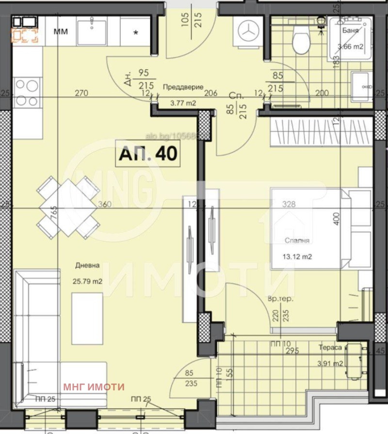 Продава  2-стаен град Пловдив , Гагарин , 71 кв.м | 91210004 - изображение [2]