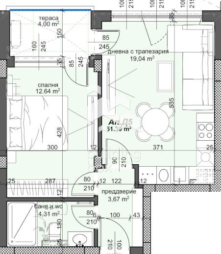 Продава 2-СТАЕН, гр. Пловдив, Тракия, снимка 2 - Апартаменти - 55573446