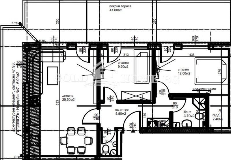 Zu verkaufen  2 Schlafzimmer Plowdiw , Juschen , 108 qm | 19921531 - Bild [3]