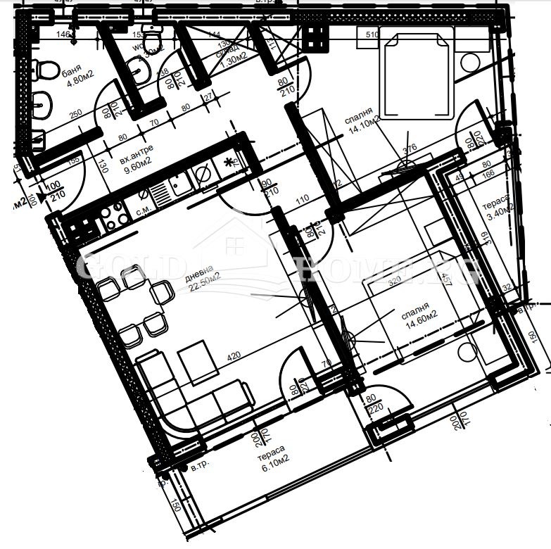 Zu verkaufen  2 Schlafzimmer Plowdiw , Juschen , 108 qm | 19921531 - Bild [2]