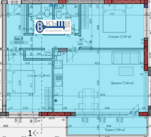 Satılık  2 yatak odası Veliko Tarnovo , Kartala , 101 metrekare | 70329651 - görüntü [8]