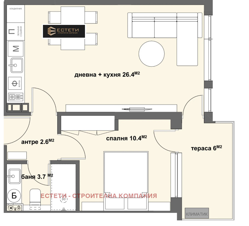 Продава  2-стаен, град Стара Загора, Аязмото • 82 900 EUR • ID 85806016 — holmes.bg - [1] 