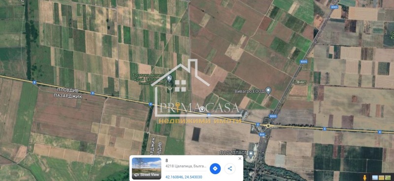 For Sale  Plot region Plovdiv , Tsalapitsa , 18450 sq.m | 79561488