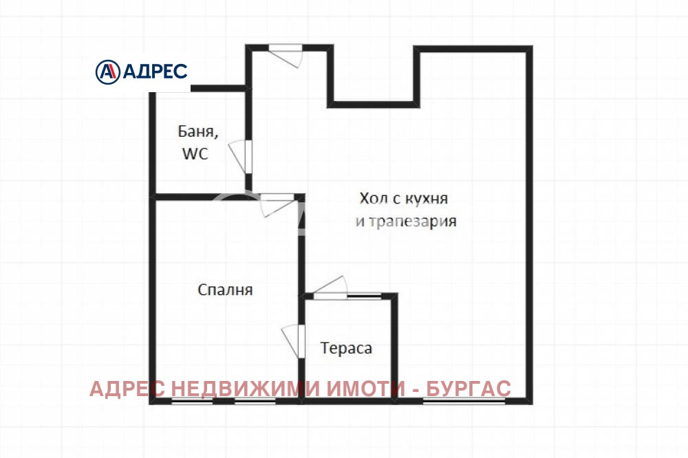 Продава 2-СТАЕН, гр. Ахелой, област Бургас, снимка 3 - Апартаменти - 54504097