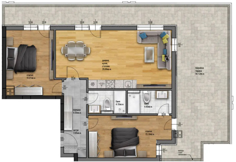 Продава 3-СТАЕН, гр. Пловдив, Остромила, снимка 2 - Апартаменти - 45097881