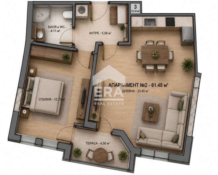 Продава 2-СТАЕН, гр. Хасково, Куба, снимка 7 - Апартаменти - 55086797