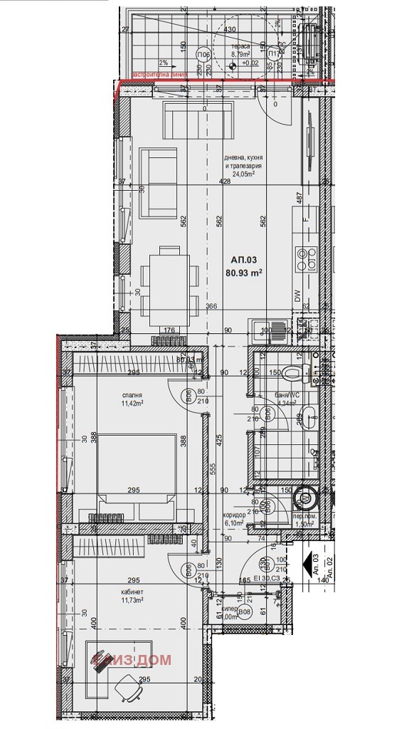 En venta  2 dormitorios Varna , Galata , 100 metros cuadrados | 43936424 - imagen [9]