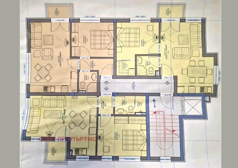 Продава МНОГОСТАЕН, гр. Благоевград, Ален мак, снимка 2 - Апартаменти - 53370295