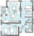 Продава 3-СТАЕН, град Пловдив, Гагарин • 132000 € / 258169.56 лв. • 86686989 2