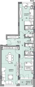 Продава 3-СТАЕН, град Пловдив, Гагарин • 132000 € / 258169.56 лв. • 86686989 7