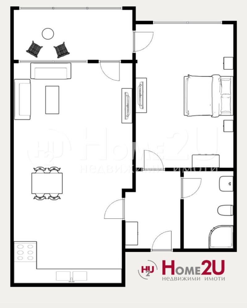 Te koop  1 slaapkamer Plovdiv , Ostromila , 72 m² | 70694125 - afbeelding [7]
