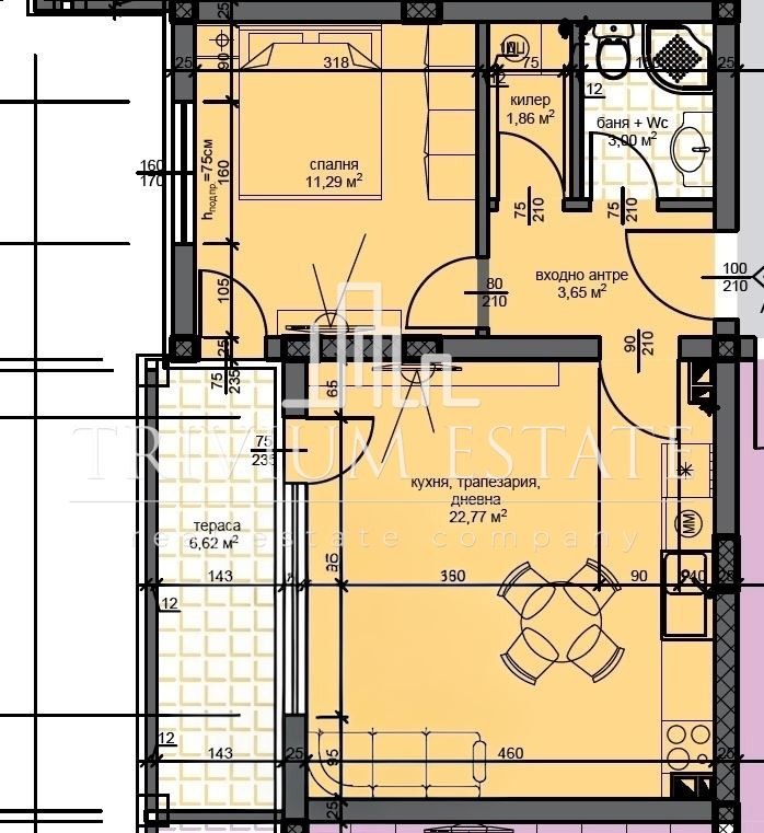 Продава 2-СТАЕН, гр. Пловдив, Остромила, снимка 4 - Апартаменти - 56611796