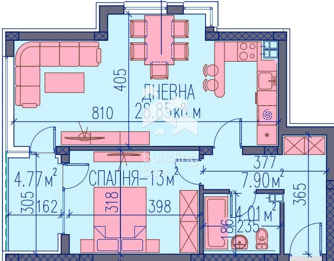 Продава 2-СТАЕН, гр. Пловдив, Тракия, снимка 5 - Апартаменти - 56656714