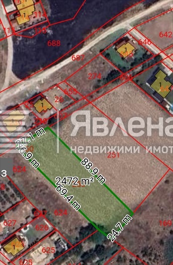 Продава  Парцел град Пловдив , Западен , 2470 кв.м | 70947681 - изображение [2]