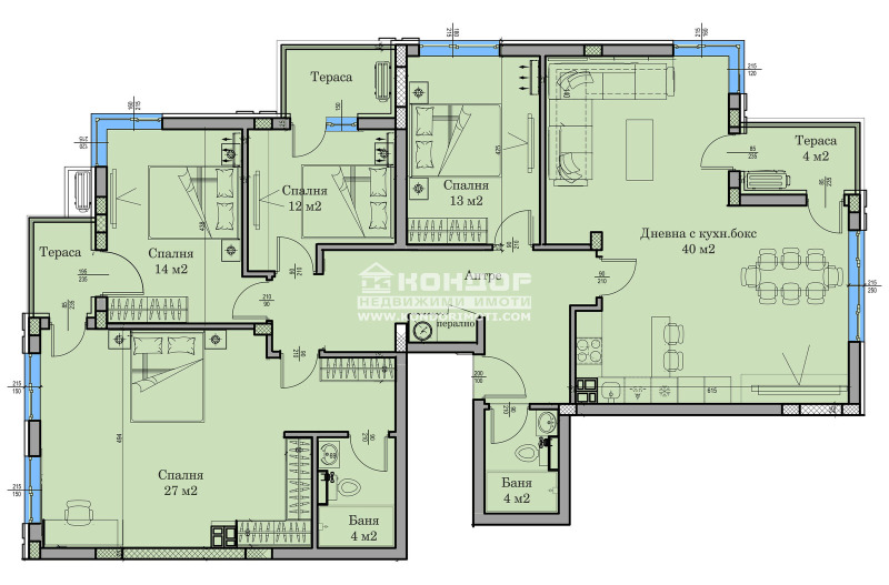 Продава МНОГОСТАЕН, гр. Пловдив, Въстанически, снимка 4 - Апартаменти - 53110122