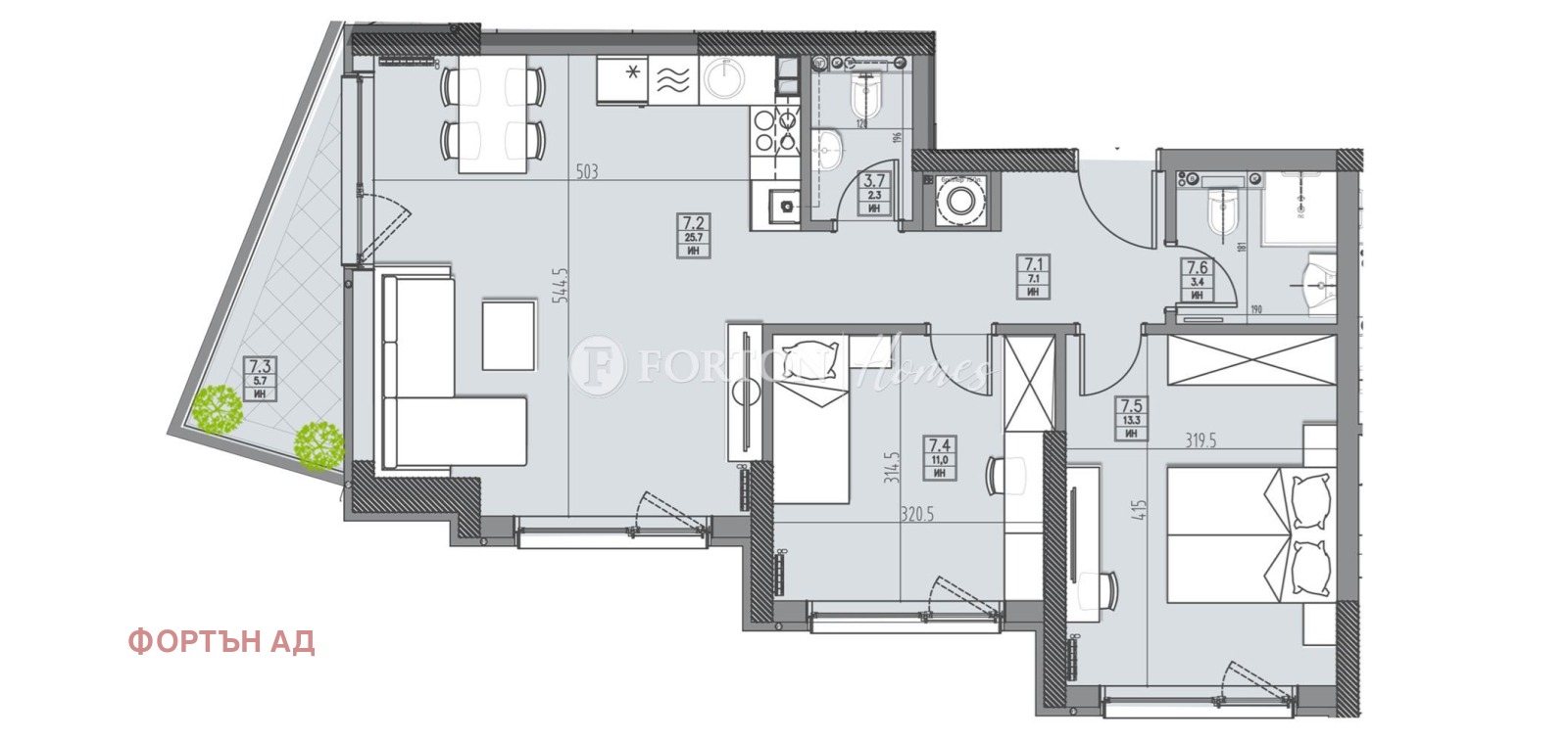 Продава 3-СТАЕН, гр. София, Кръстова вада, снимка 3 - Апартаменти - 54500546