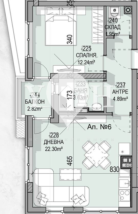 Продава 2-СТАЕН, гр. София, Малинова долина