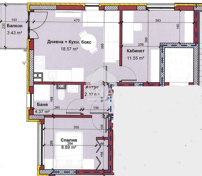 Till salu  2 sovrum Varna , Vinica , 72 kvm | 66950194 - bild [6]