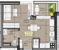 Продава  1-стаен град София , Левски Г , 39 кв.м | 51464229 - изображение [5]