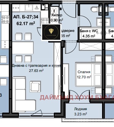 Продава  2-стаен град Пловдив , Христо Смирненски , 78 кв.м | 87103962 - изображение [2]