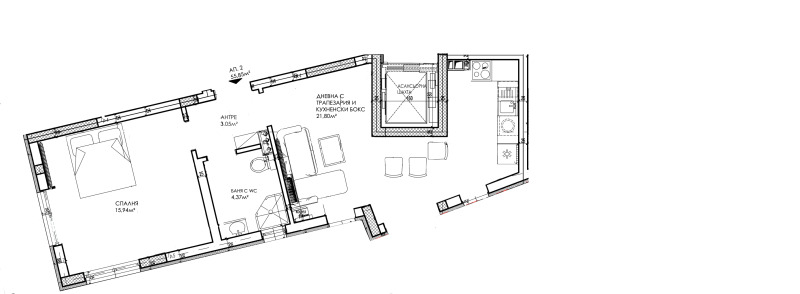 Продава  2-стаен град София , Горна баня , 113 кв.м | 52759117 - изображение [6]