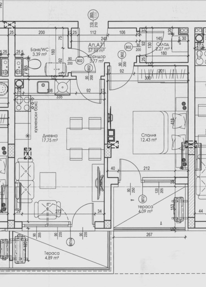 Продава 2-СТАЕН, гр. Бургас, област Бургас, снимка 2 - Апартаменти - 53374343