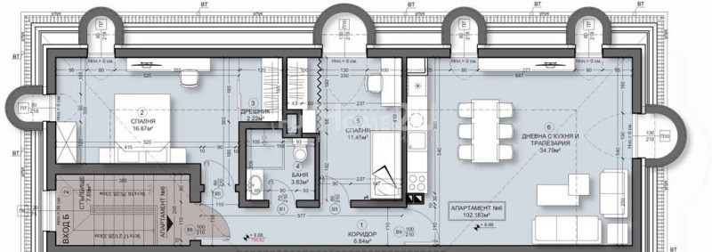 Na sprzedaż  2 sypialnie Pernik , Kamenina , 102 mkw | 41810422 - obraz [12]