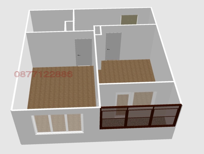 Продава 2-СТАЕН, гр. Кюстендил, Осогово, снимка 4 - Апартаменти - 52918670