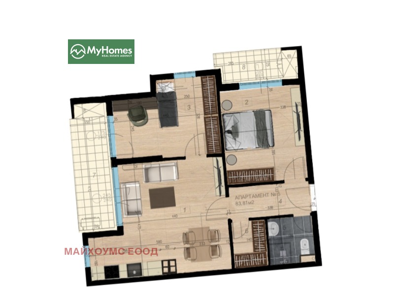 Продава 3-СТАЕН, гр. София, Овча купел