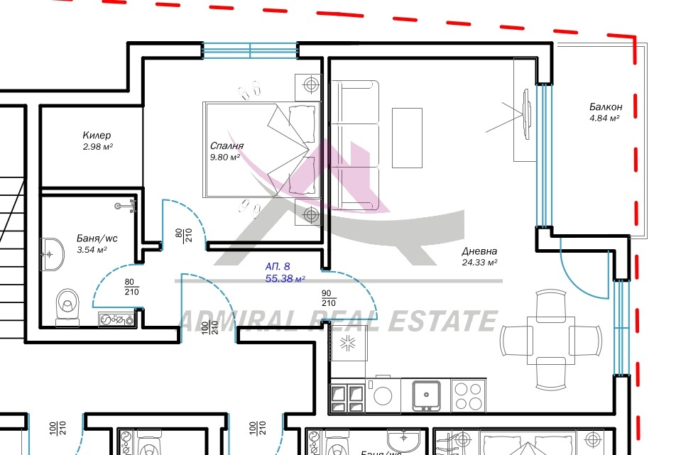 Продава 2-СТАЕН, гр. Варна, Изгрев, снимка 3 - Апартаменти - 54505285