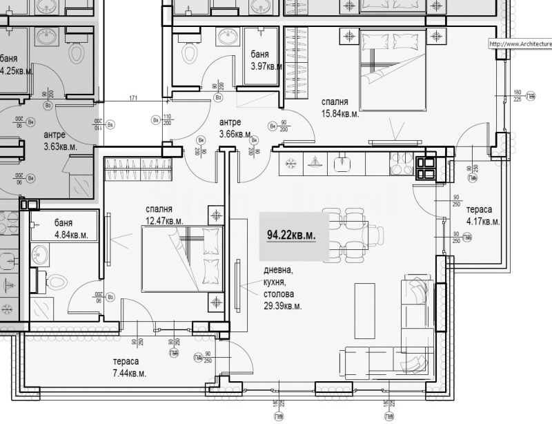 Продава 3-СТАЕН, гр. Пловдив, Кършияка, снимка 2 - Апартаменти - 53107699