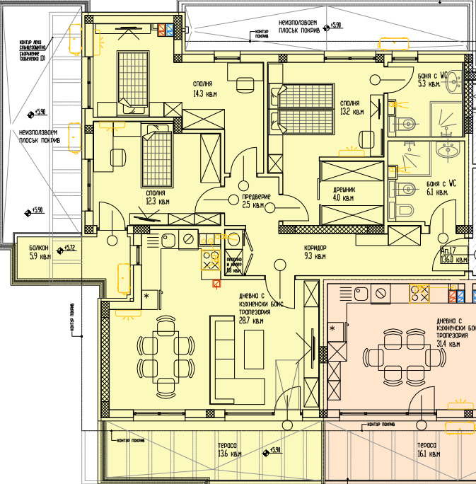 Продава 4-СТАЕН, гр. Варна, Бриз