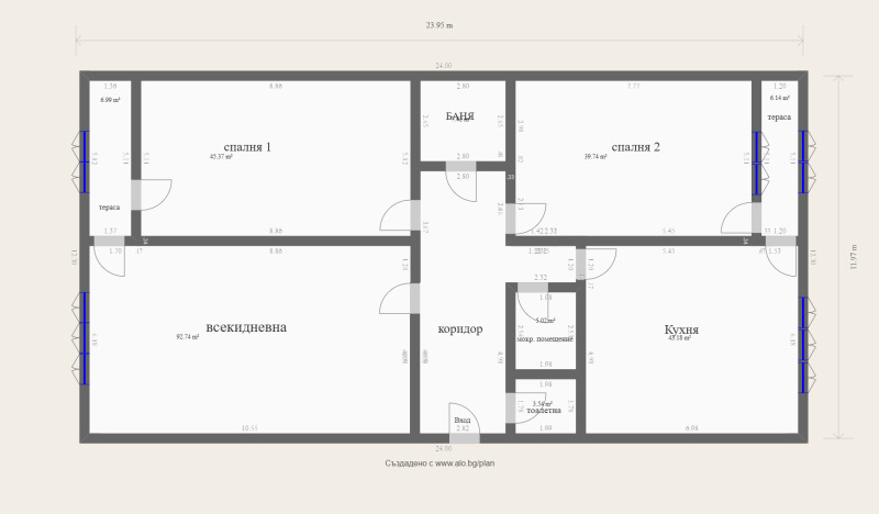 Продава МНОГОСТАЕН, град Бургас, Възраждане • 206000 € / 402900.98 лв. • 56183891 1