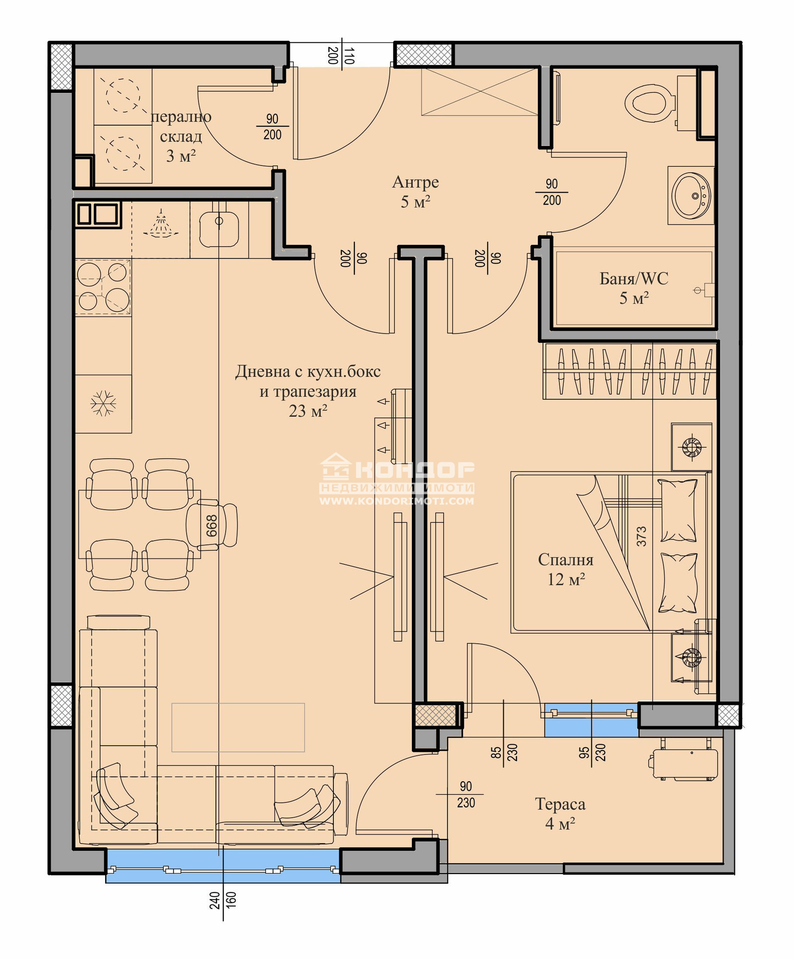 Продава 2-СТАЕН, гр. Пловдив, Въстанически, снимка 2 - Апартаменти - 52568458