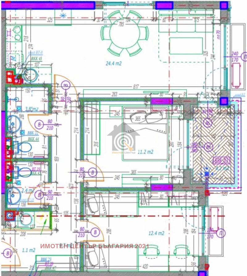 Продава 3-СТАЕН, гр. София, Малинова долина, снимка 3 - Апартаменти - 52885317