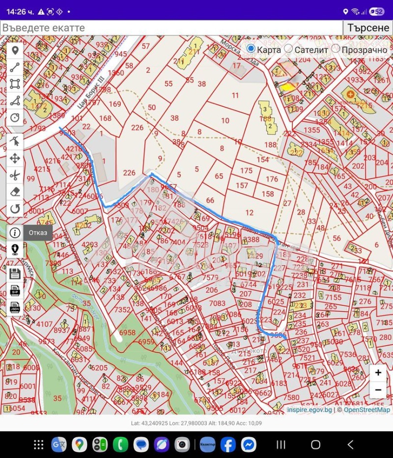 Продава ПАРЦЕЛ, гр. Варна, м-т Горна Трака, снимка 3 - Парцели - 53166036