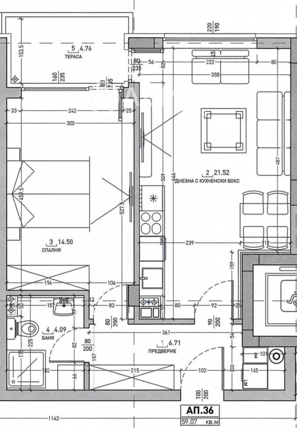 Продава 2-СТАЕН, гр. София, Малинова долина, снимка 3 - Апартаменти - 54122977