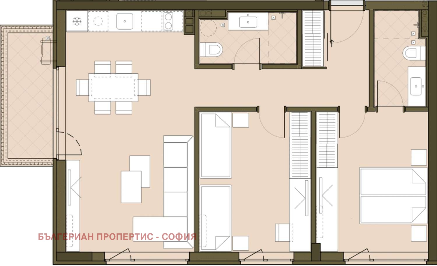 Продава 3-СТАЕН, гр. София, Връбница 1