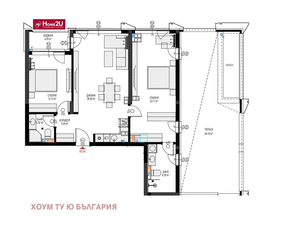 Продава 3-СТАЕН, гр. София, Лагера