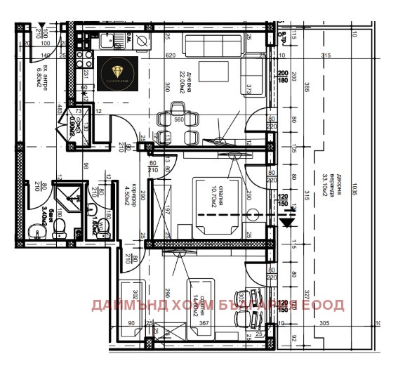 Продава 3-СТАЕН, гр. Пловдив, Южен, снимка 2 - Aпартаменти - 49431157