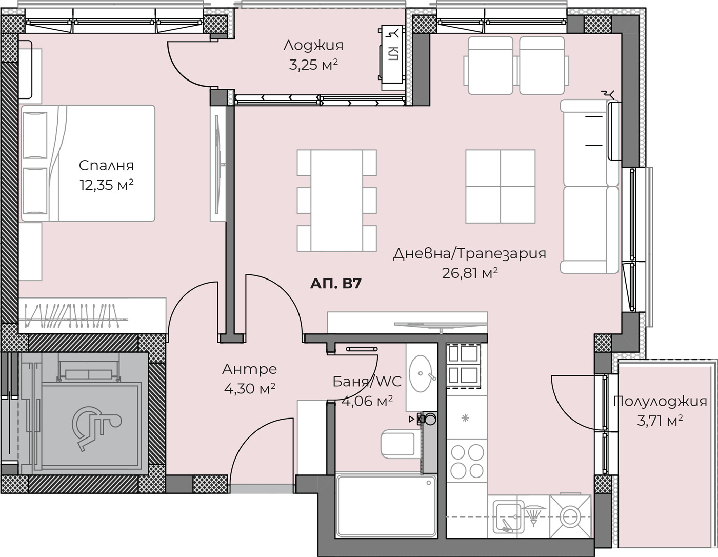 Продава 2-СТАЕН, гр. Пловдив, Христо Смирненски, снимка 4 - Апартаменти - 55216843