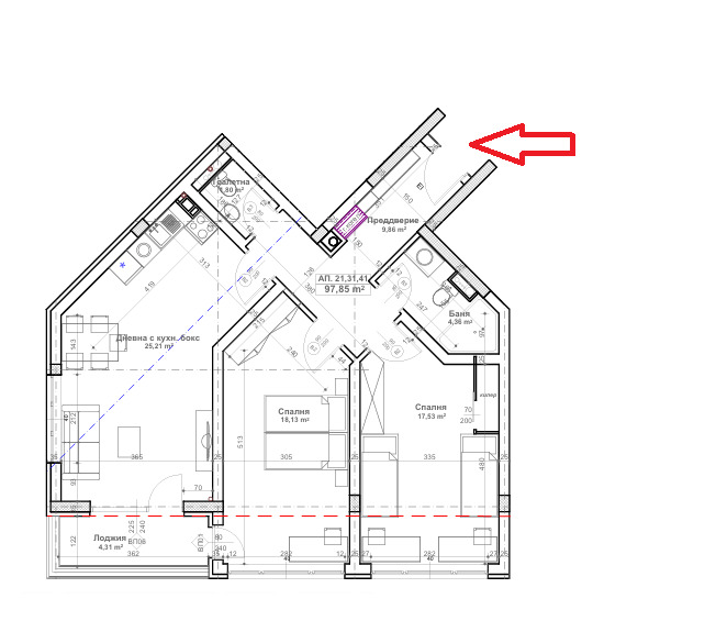 For Sale  2 bedroom Sofia , Ovcha kupel 1 , 111 sq.m | 99355428 - image [2]
